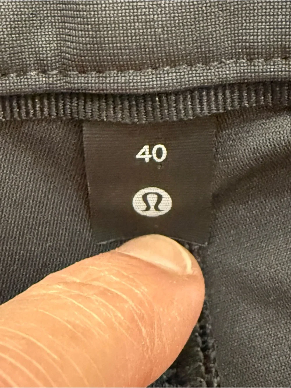 Lululemon Men's Commission Pants Straight Leg Classic Fit Warpstreme Gray Sz 40